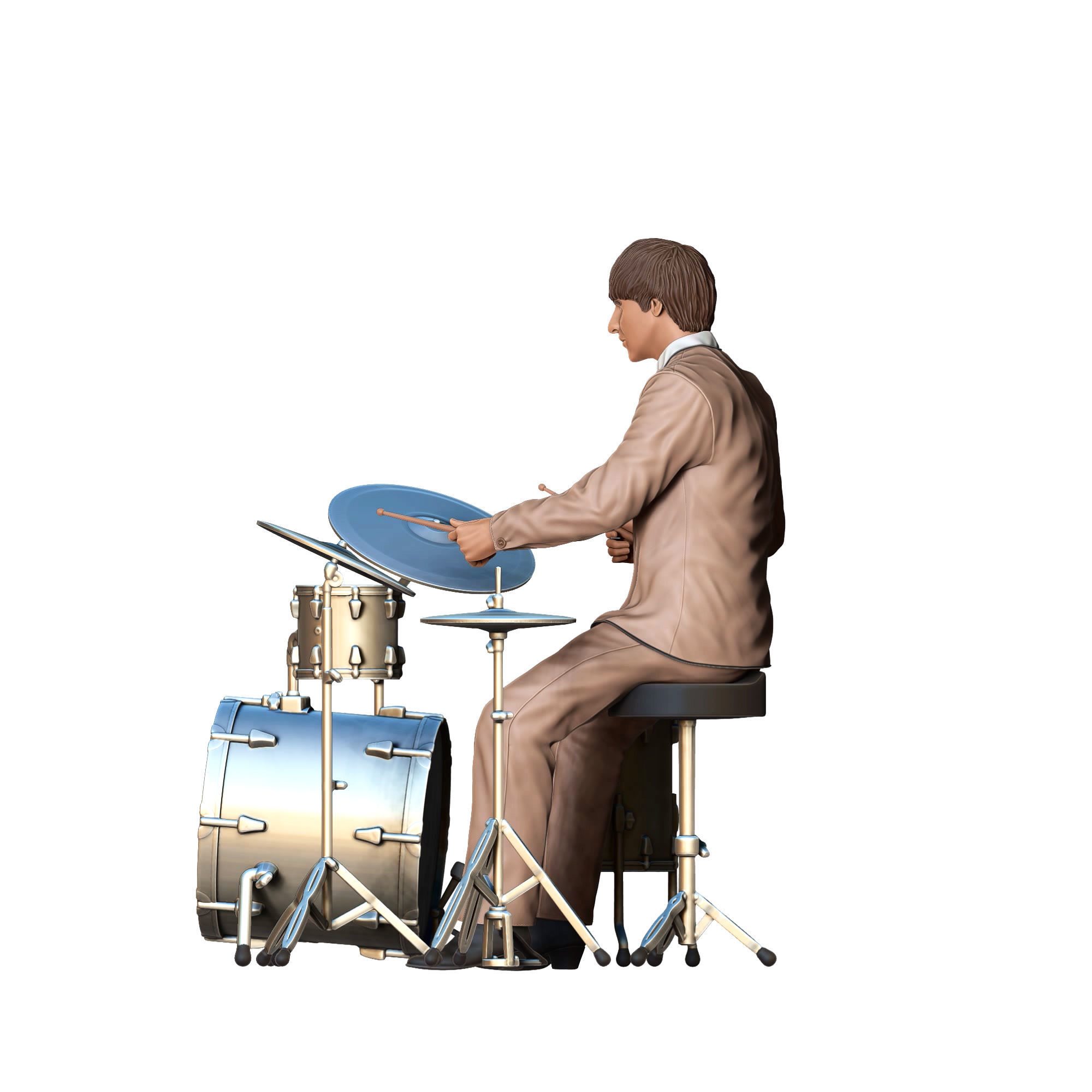 N4 THE BEATLES RINGO STARR ALL PARTS ARE SEPARATED 3D print model_17