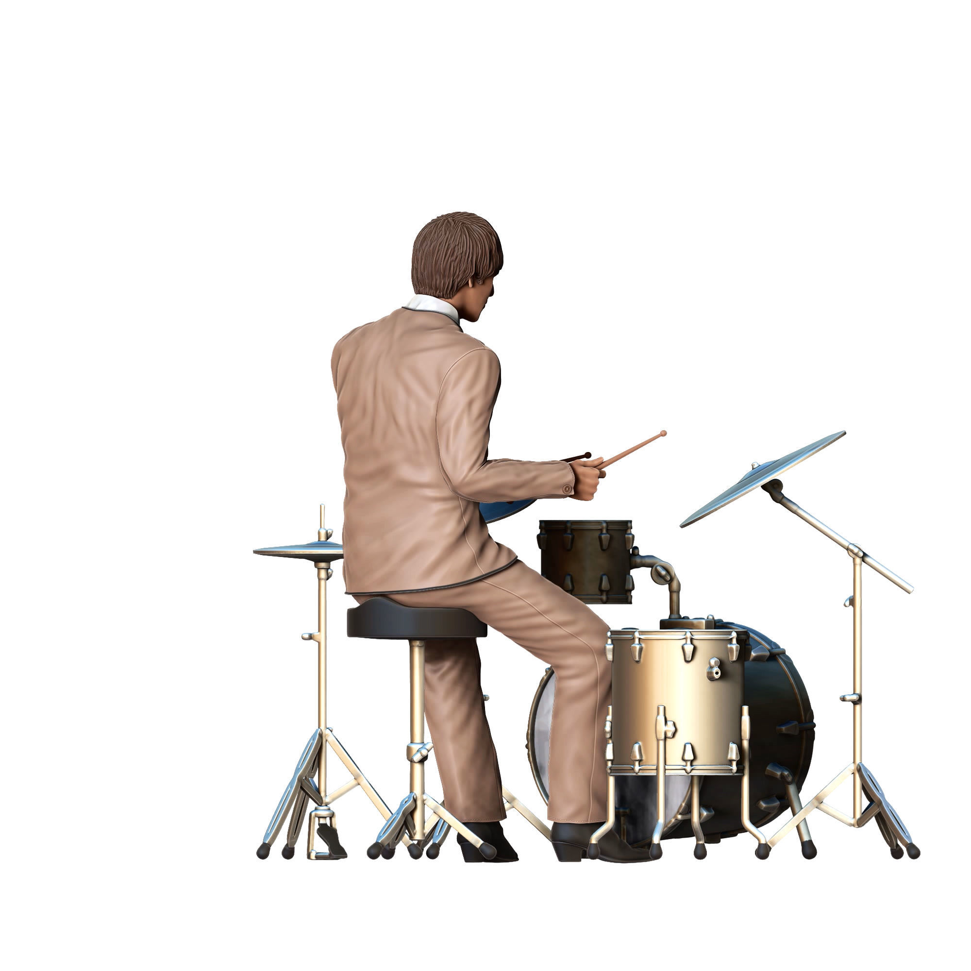 N4 THE BEATLES RINGO STARR ALL PARTS ARE SEPARATED 3D print model_9