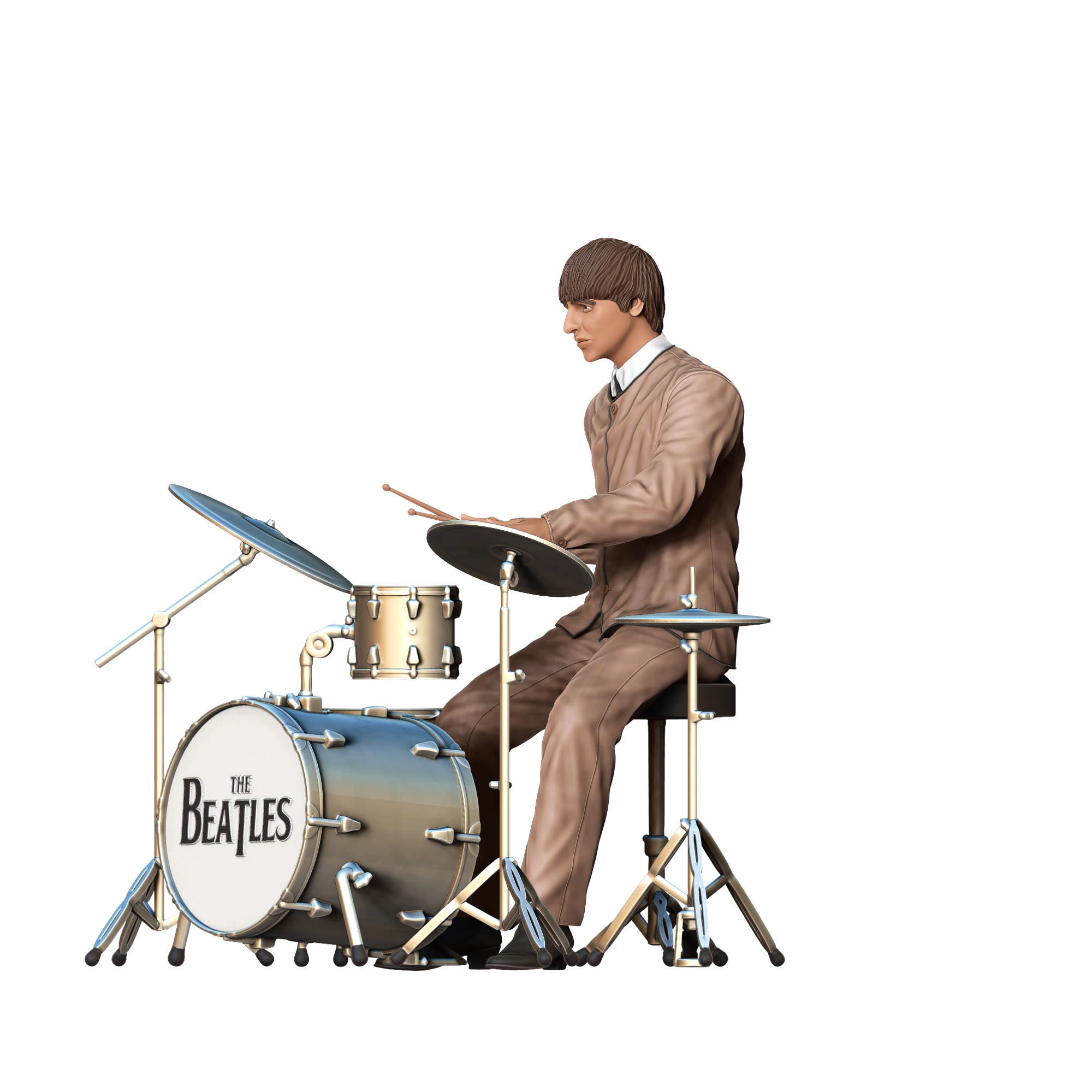 N4 THE BEATLES RINGO STARR ALL PARTS ARE SEPARATED 3D print model_20