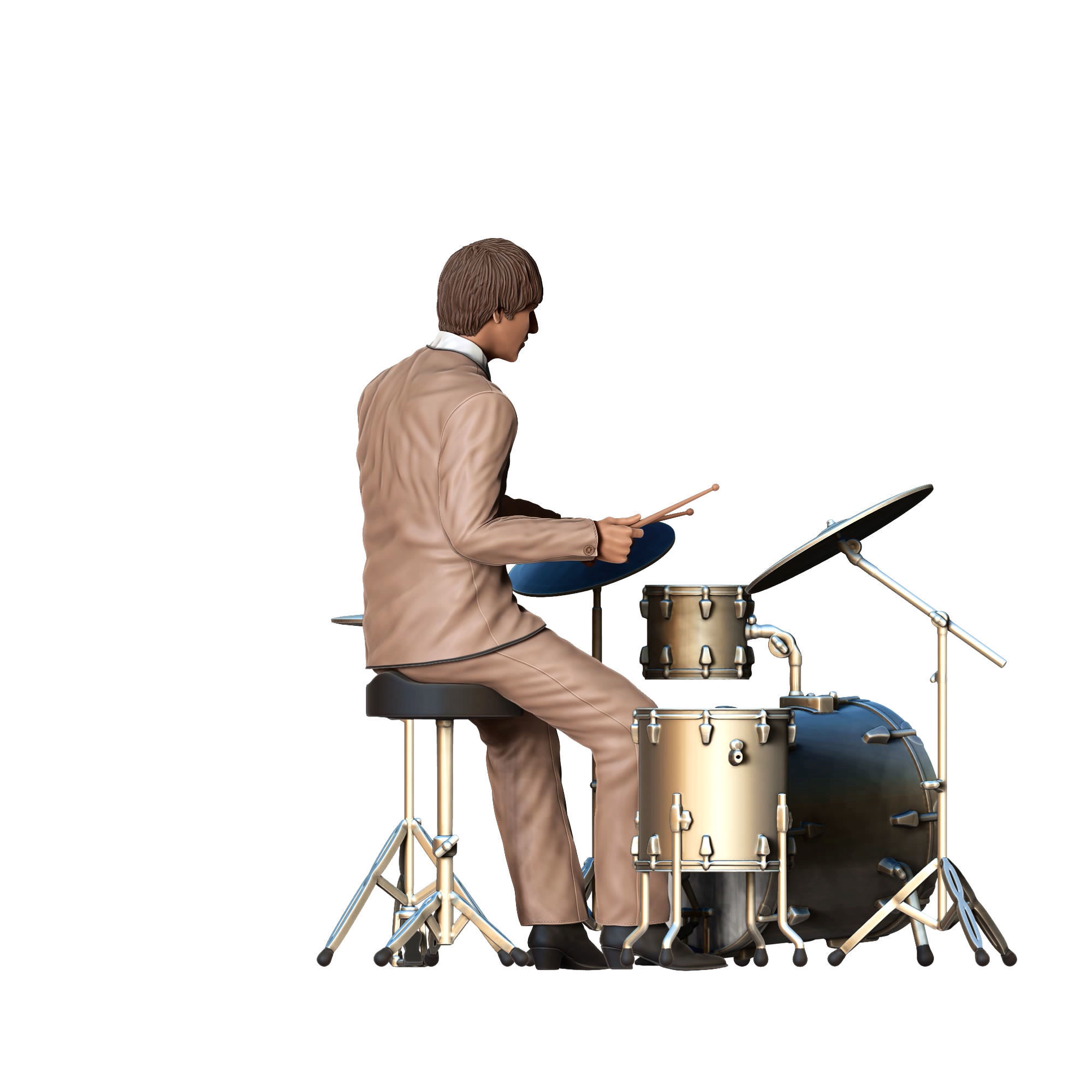 N4 THE BEATLES RINGO STARR ALL PARTS ARE SEPARATED 3D print model_8