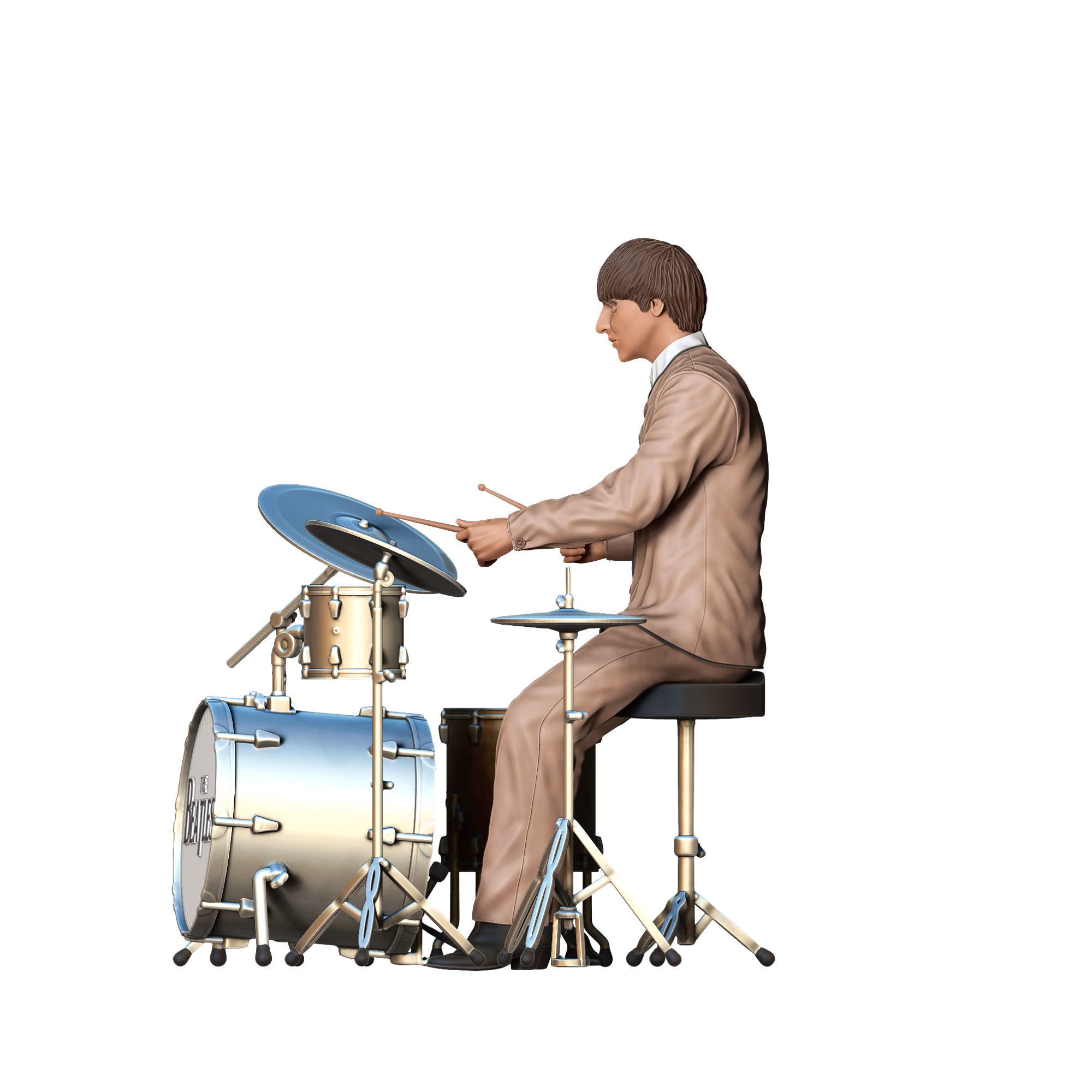 N4 THE BEATLES RINGO STARR ALL PARTS ARE SEPARATED 3D print model_18