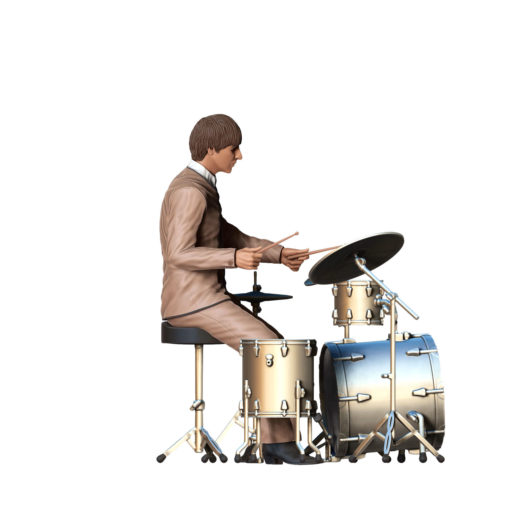 N4 THE BEATLES RINGO STARR ALL PARTS ARE SEPARATED 3D print model_6