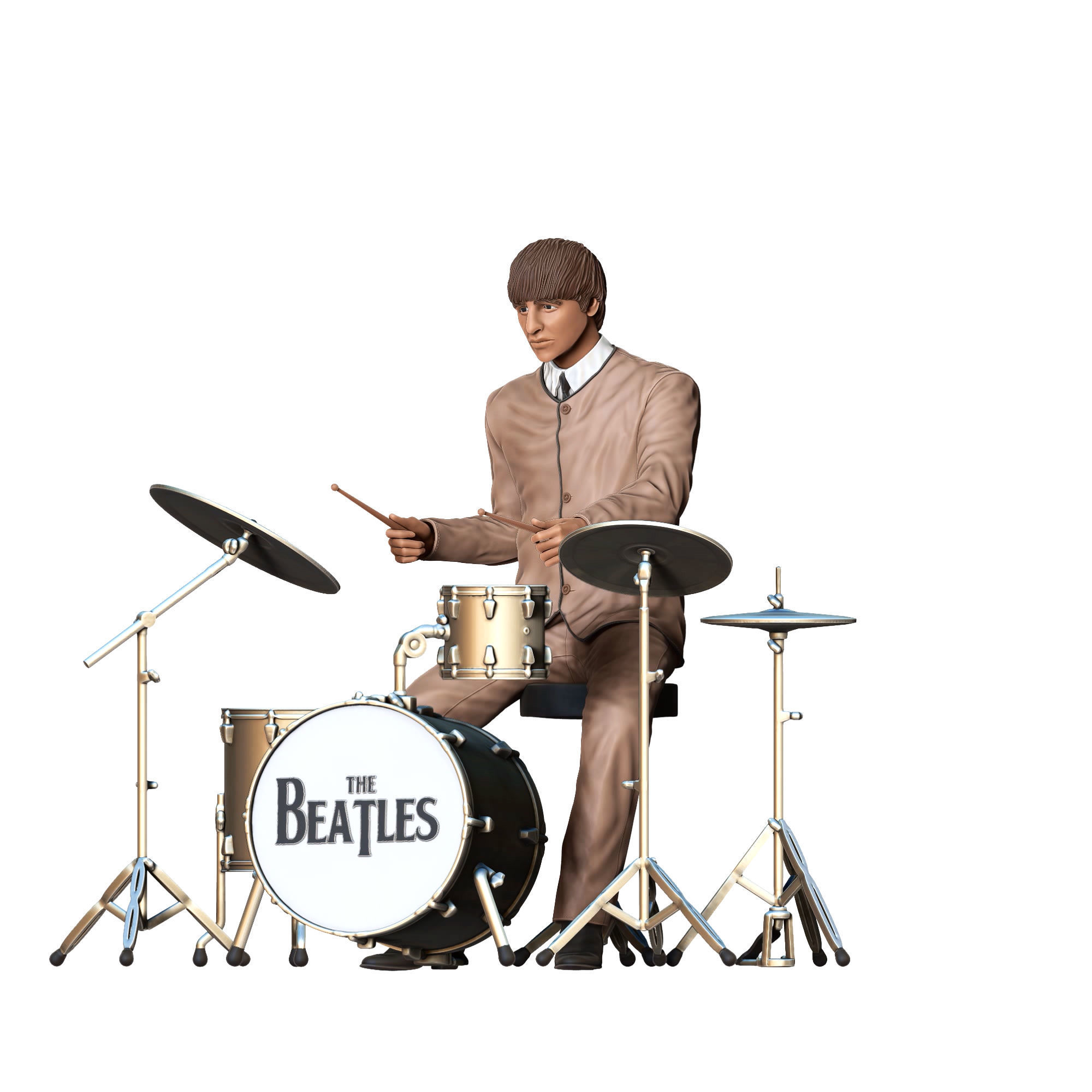 N4 THE BEATLES RINGO STARR ALL PARTS ARE SEPARATED 3D print model_22