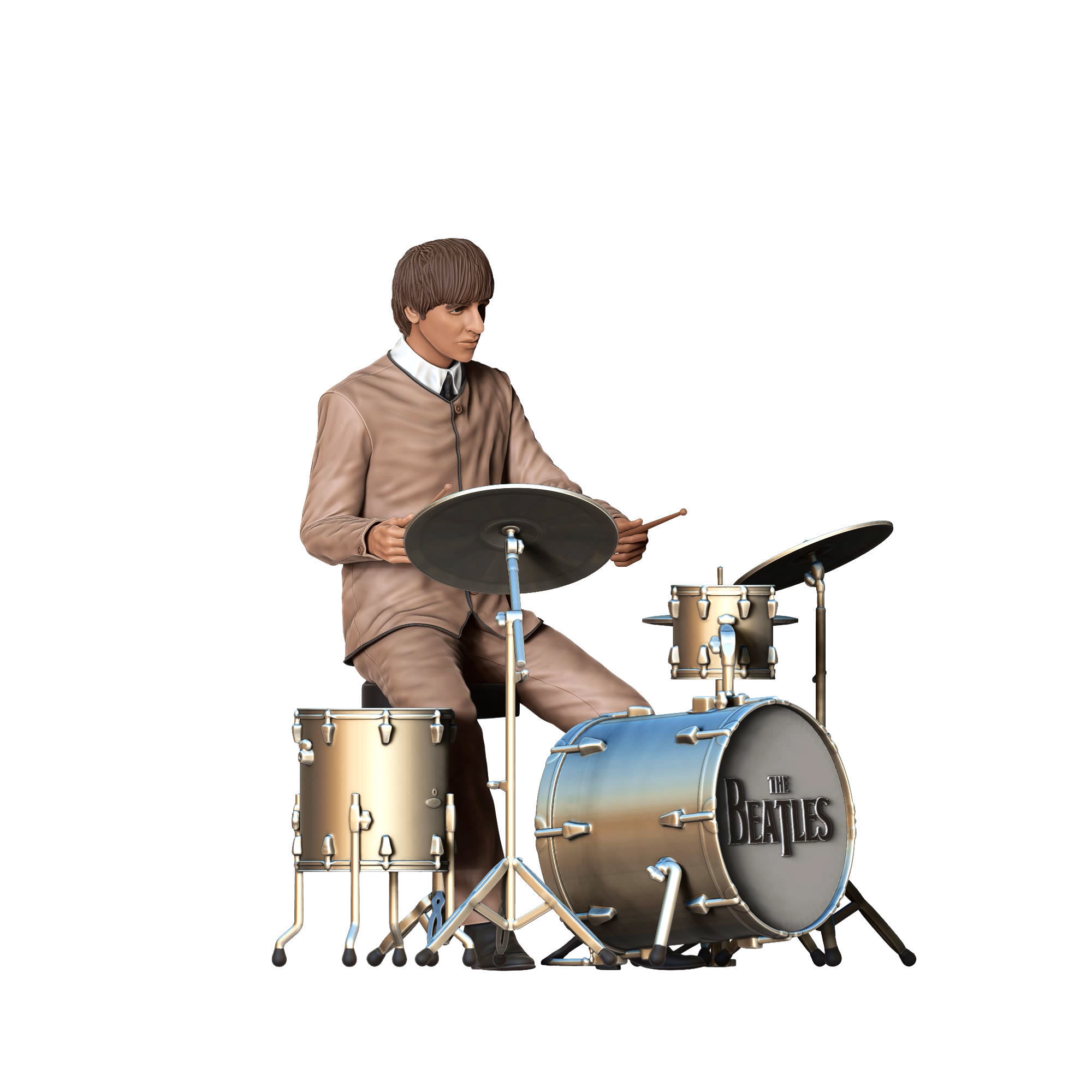 N4 THE BEATLES RINGO STARR ALL PARTS ARE SEPARATED 3D print model_3