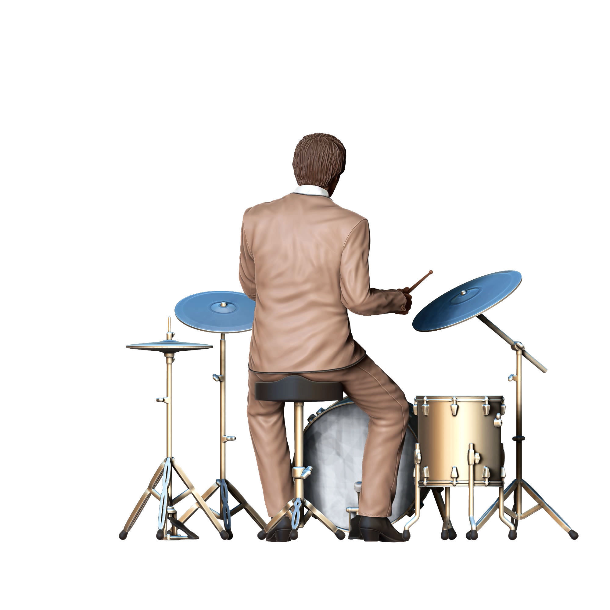 N4 THE BEATLES RINGO STARR ALL PARTS ARE SEPARATED 3D print model_11