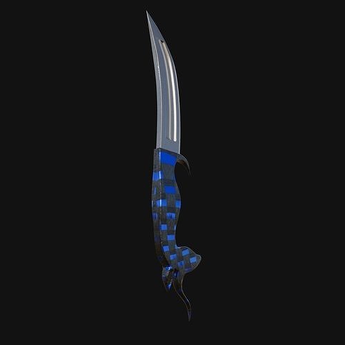 Nightmares Nemesis Shadowy 3D Model Dagger for Digital Assassins 3D model