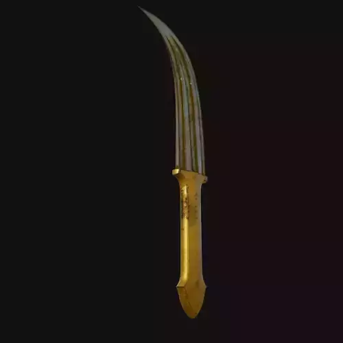Spectral Slicer Haunting 3D Model Dagger for Digital Spirits
