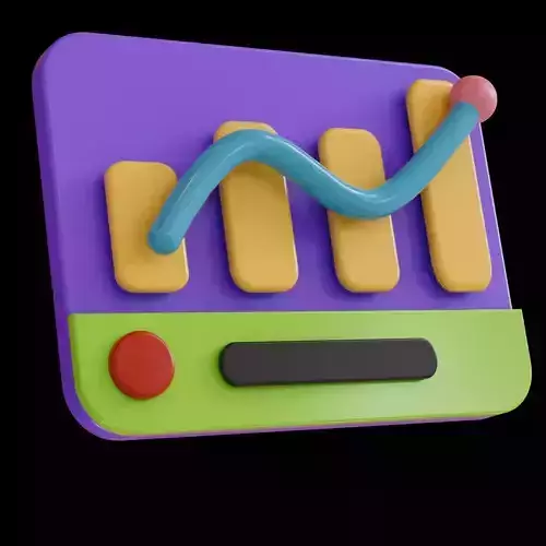 Animated Business Analytics 3D Models Icon No 11 3D model
