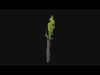 Venomous Vortex Poisonous 3D Model Dagger for Digital Spies 3D model_1