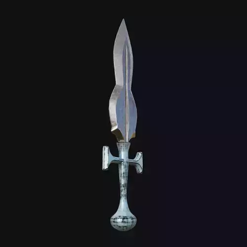Phantom Piercer Haunting 3D Model Dagger for Digital Specters 3D model