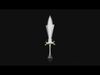 Nocturnal Nightmare Shadowy 3D Model Dagger for Digital Spies 3D model_1