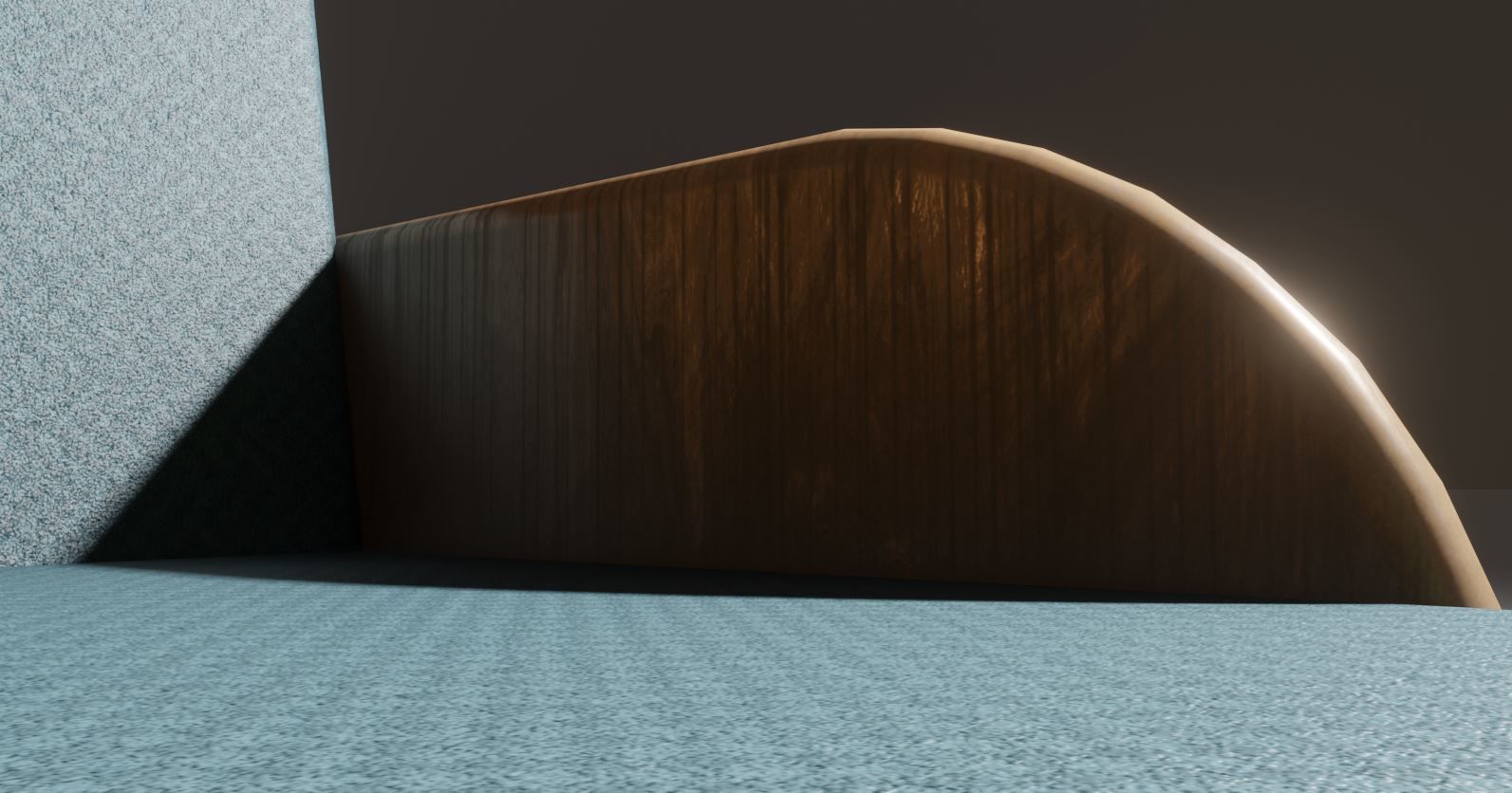 Low-Poly Lounge Chair Low-poly 3D model_8