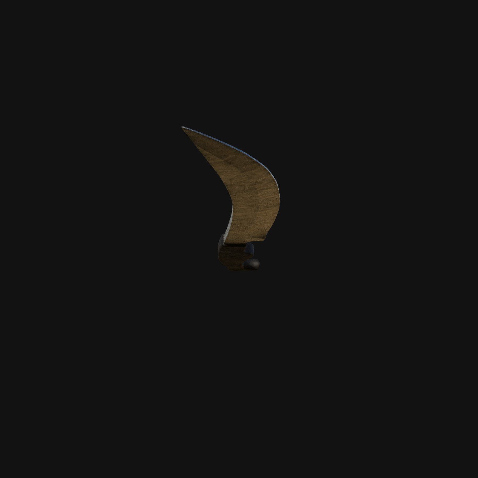 Spectral Symphony Haunting 3D Model Dagger for Digital Specters 3D model_6