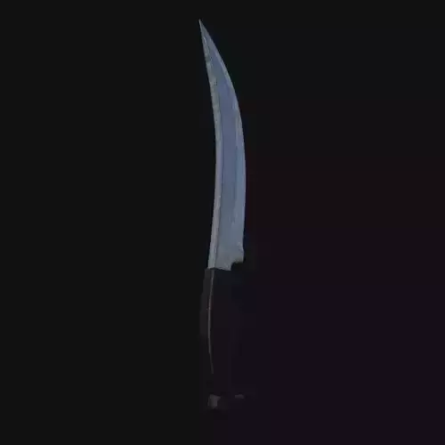 Spectral Symphony Haunting 3D Model Dagger for Digital Specters 3D model
