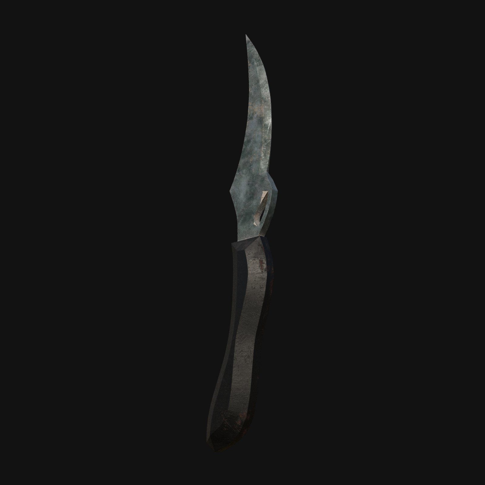 Infernal Inferno Fiery 3D Model Dagger for Digital Outlaws 3D model_7