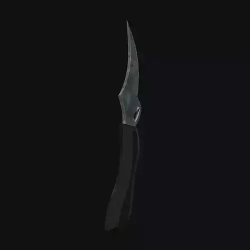 Infernal Inferno Fiery 3D Model Dagger for Digital Outlaws 3D model