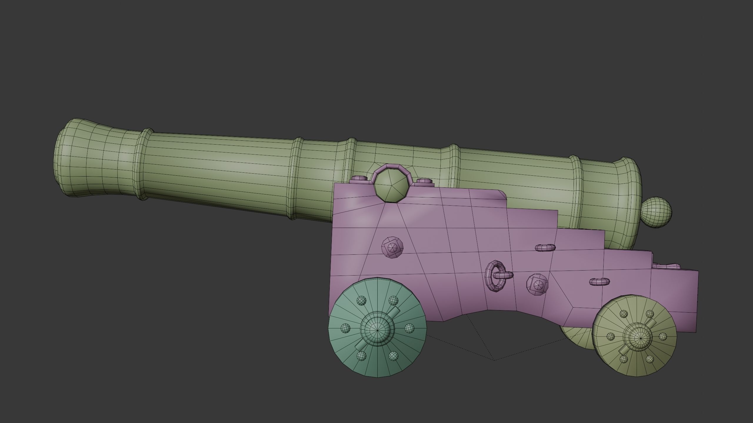 18th Century Man of War 3D model_31