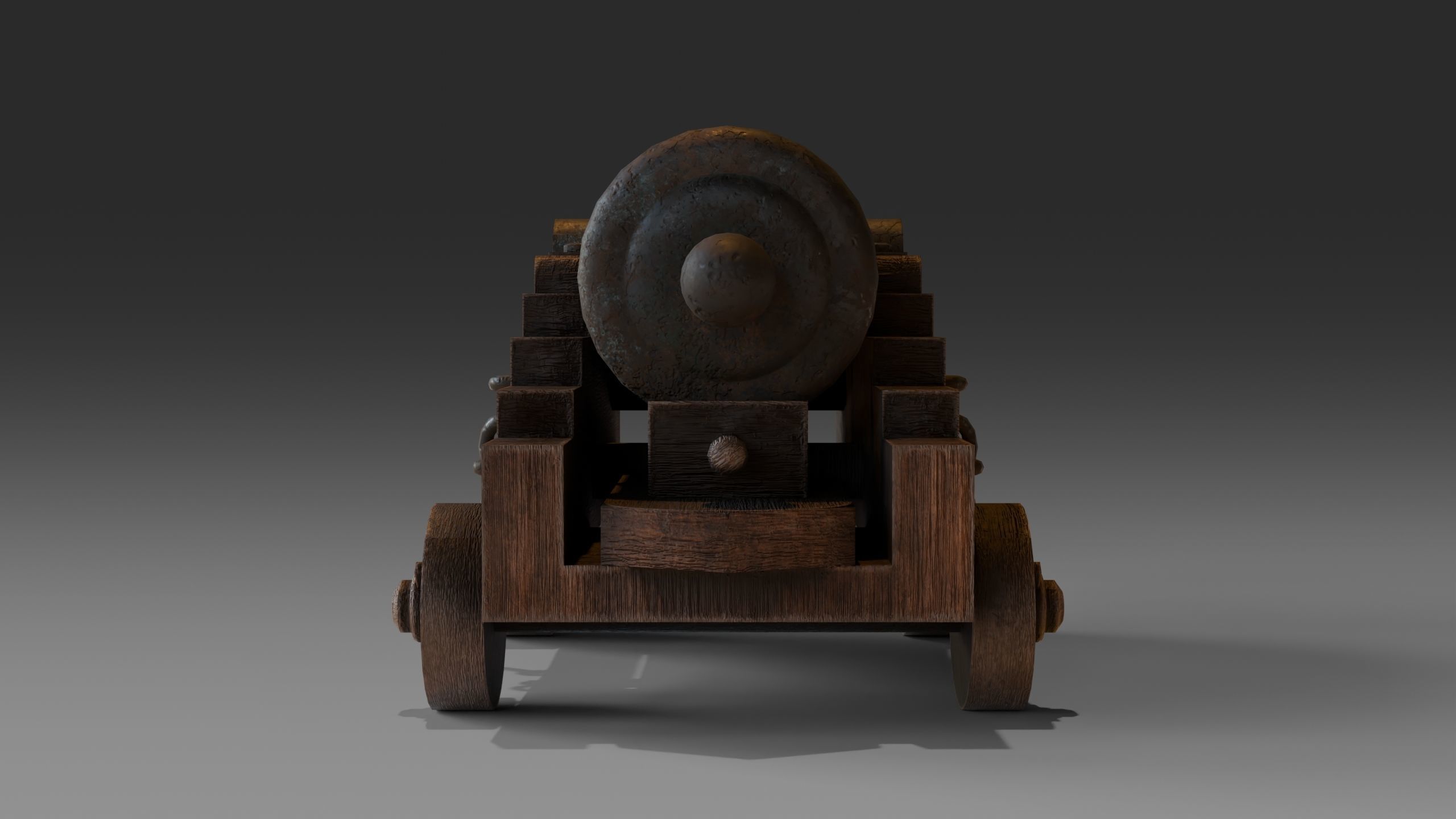 18th Century Man of War 3D model_27