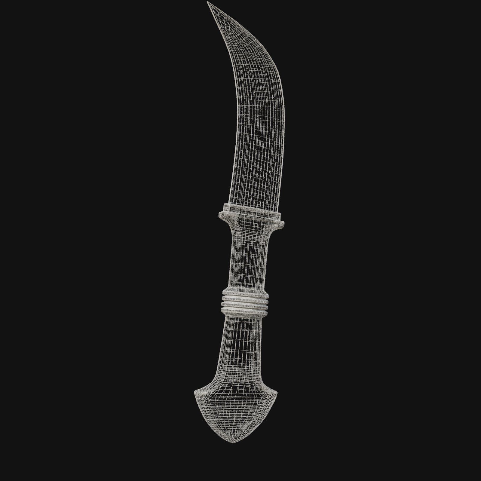 Venomous Vendetta Poisonous 3D Model Dagger for Digital Spies 3D model_4