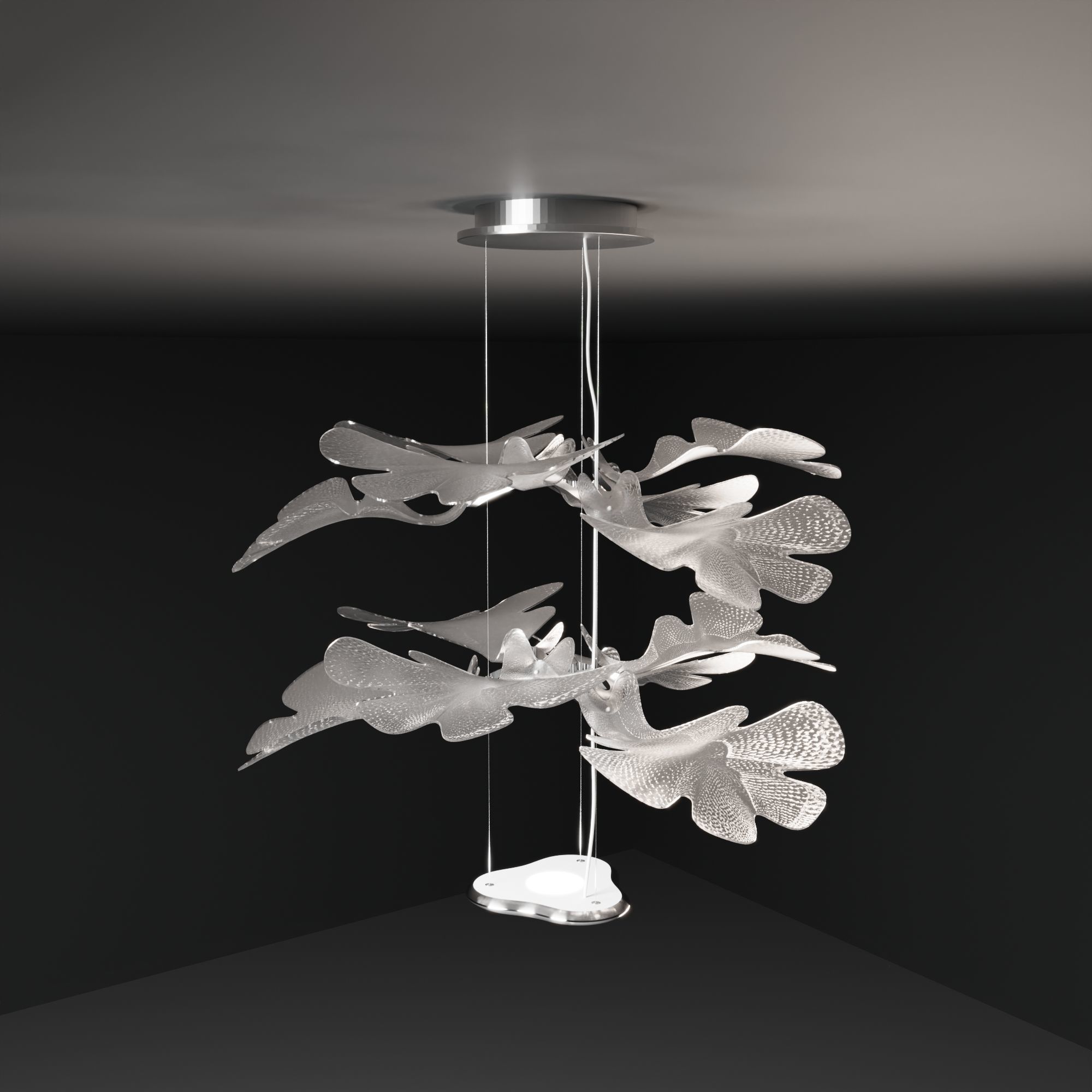 Ross Lovegrove Chlorophilia 2 suspension lamp 3D model_3