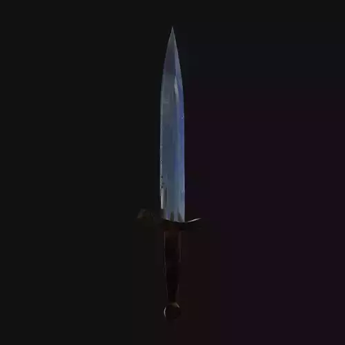 Thunderstrike Blade Electrifying 3D Model Dagger for Digital Sab