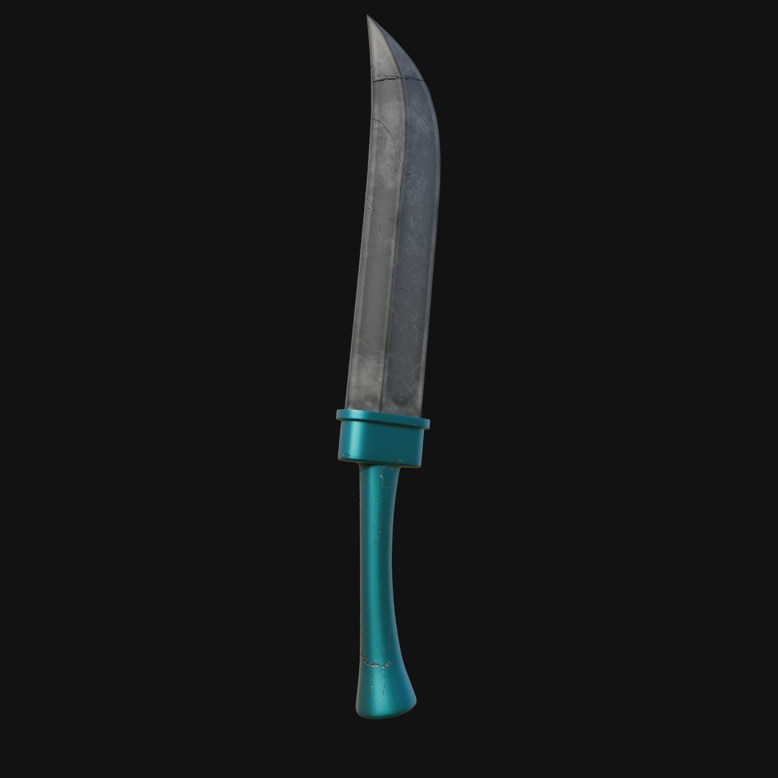Vorpal Venomstrike Deadly 3D Model Dagger for Digital Assassins 3D model_8