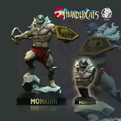 Monkian Thundercats villains STL 3d printing collectibles 3D print model
