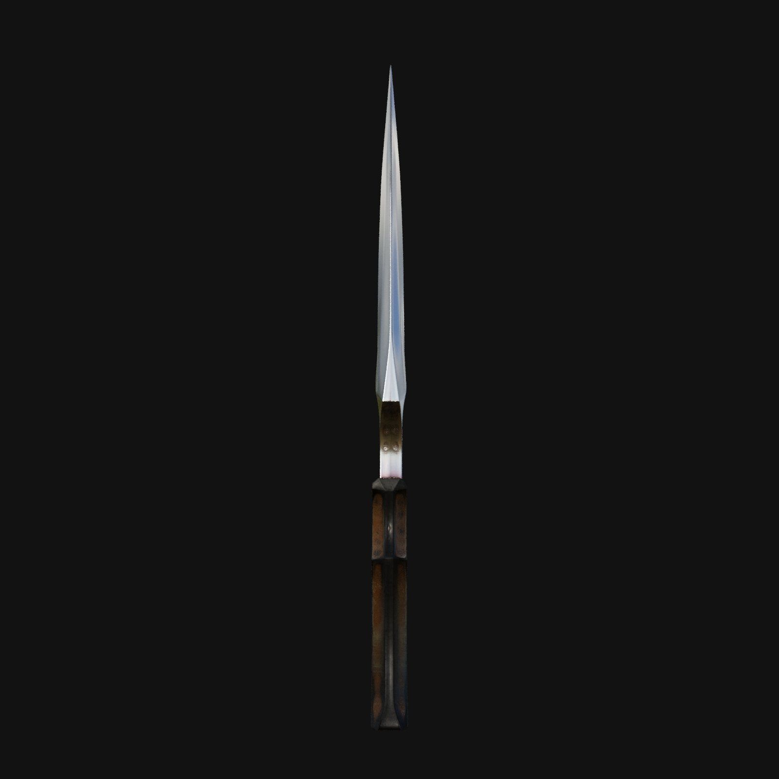 Lunar Lurker Celestial 3D Model Dagger for Digital Shadows 3D model_4
