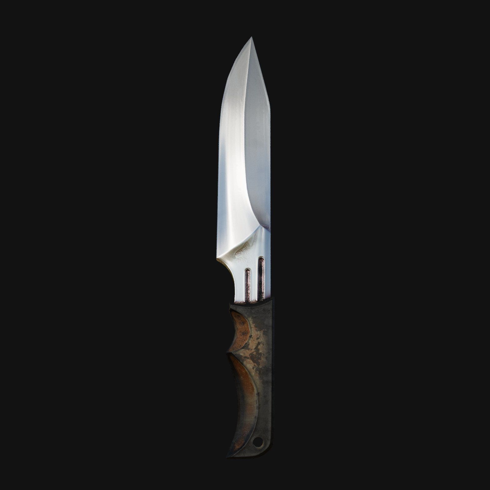 Lunar Lurker Celestial 3D Model Dagger for Digital Shadows 3D model_2