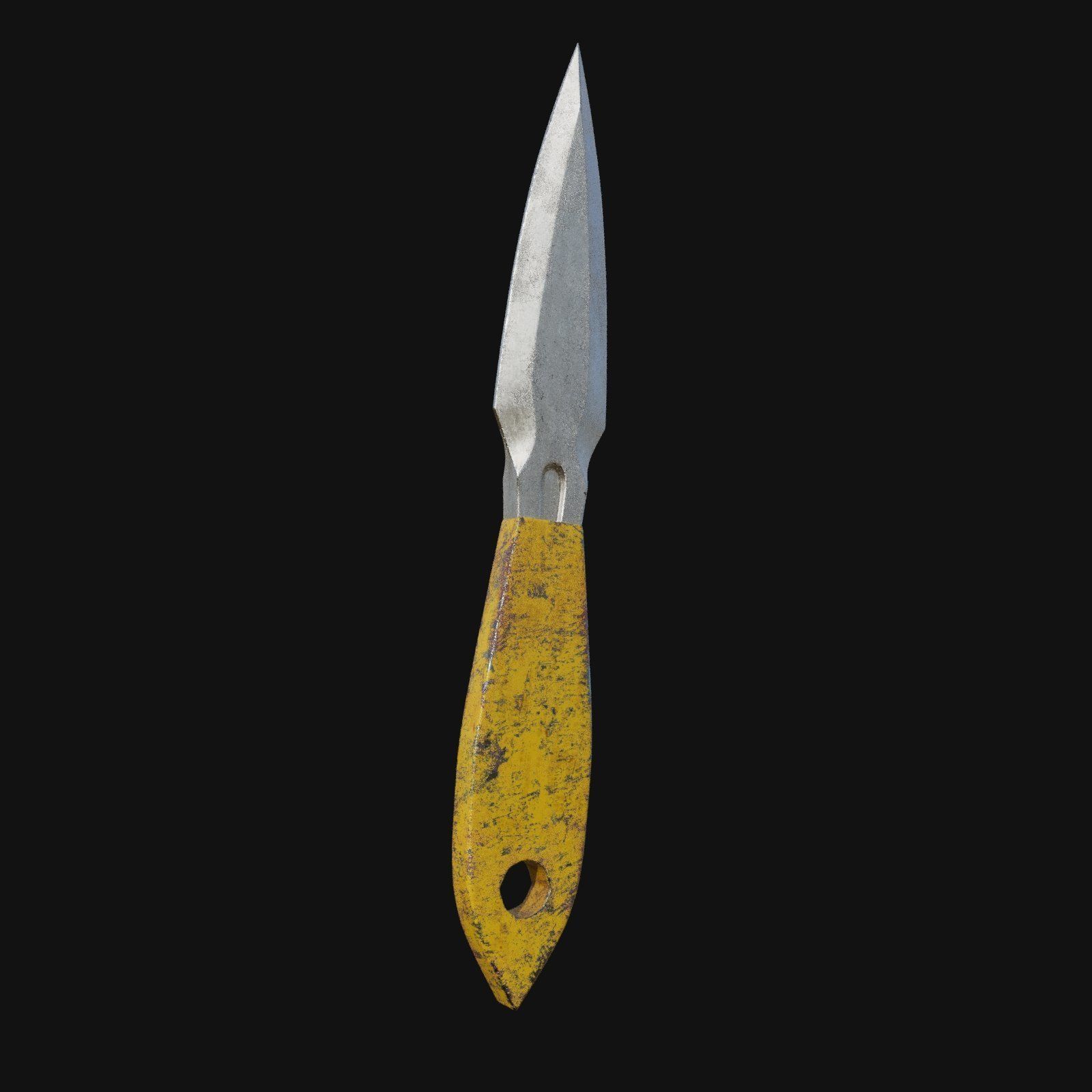 Infernal Inferno Fiery 3D Model Dagger for Digital Outlaws 3D model_8