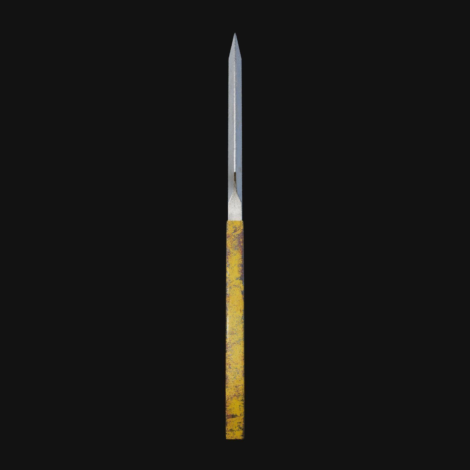Infernal Inferno Fiery 3D Model Dagger for Digital Outlaws 3D model_3
