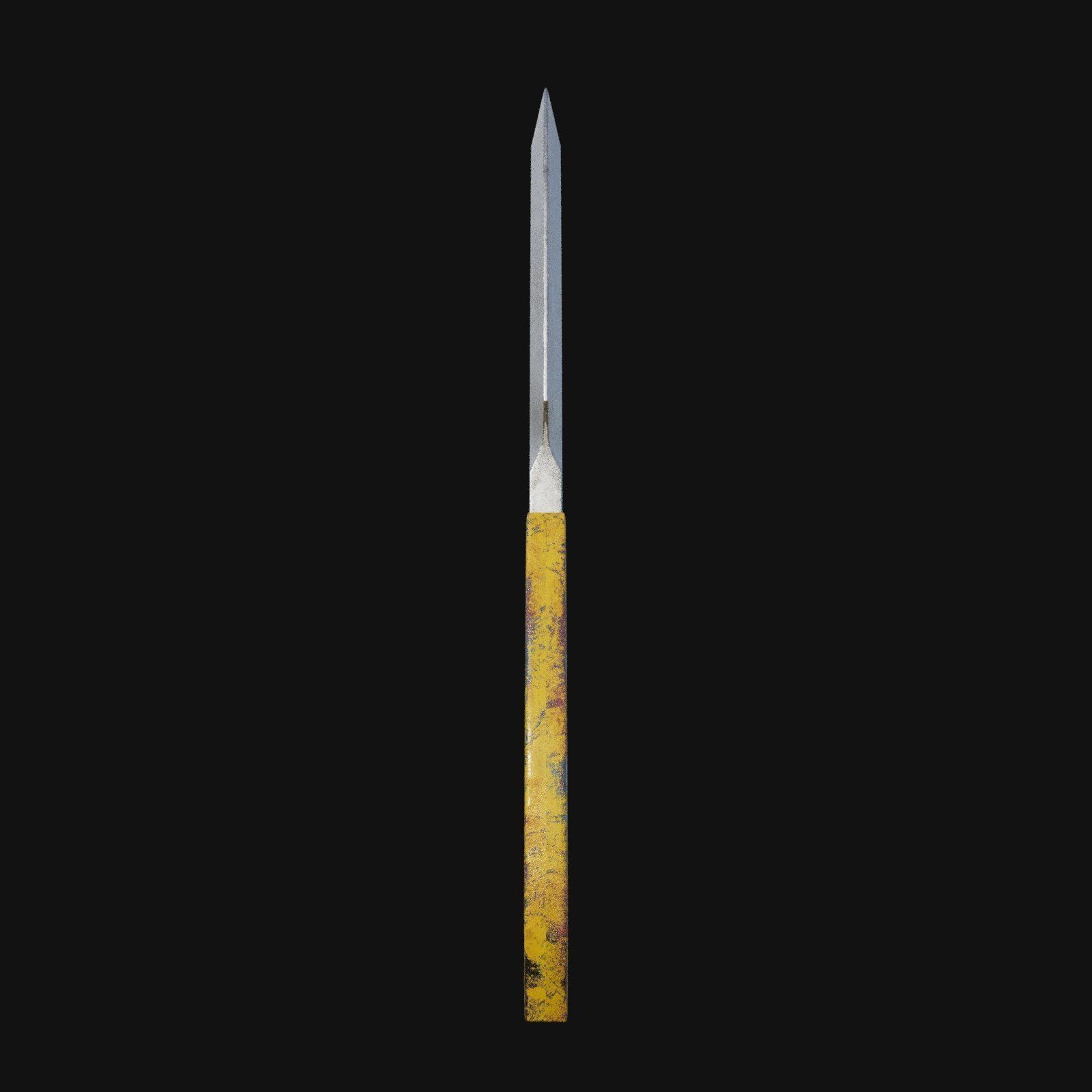 Infernal Inferno Fiery 3D Model Dagger for Digital Outlaws 3D model_9