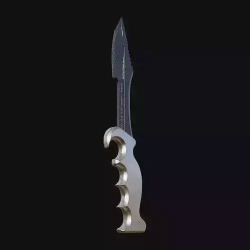 Frostbite Flurry Icy 3D Model Dagger for Digital Renegades
