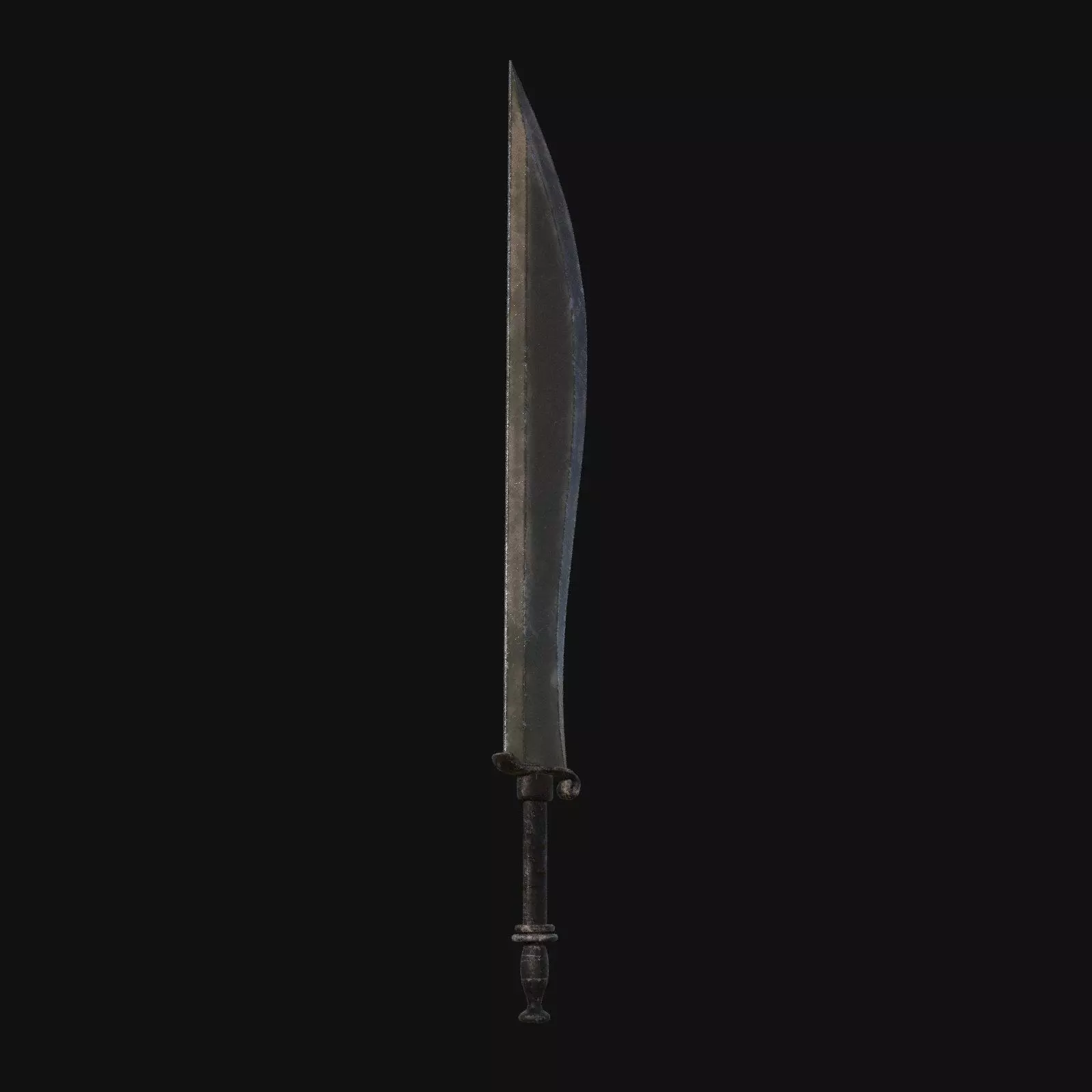 Shadowblade of Stealth Stealthy 3D Model Dagger for Digital Ninj 3D model_0