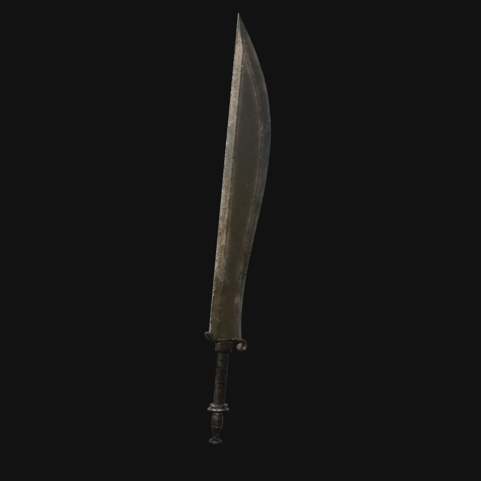 Shadowblade of Stealth Stealthy 3D Model Dagger for Digital Ninj 3D model_6
