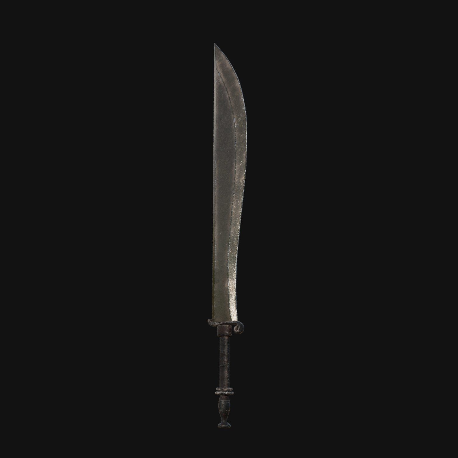 Shadowblade of Stealth Stealthy 3D Model Dagger for Digital Ninj 3D model_7