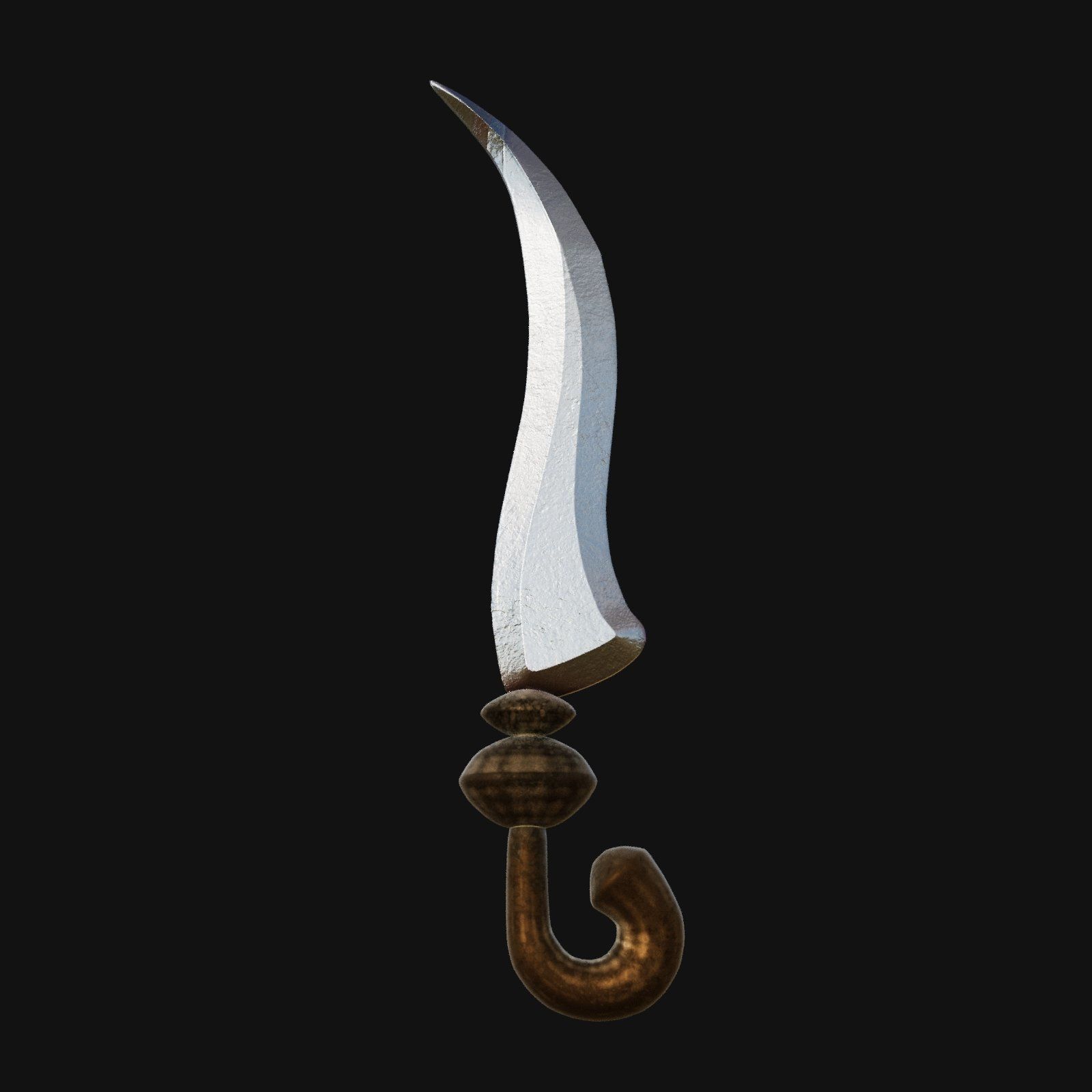 Thunderstrike Blade Electrifying 3D Model Dagger for Digital Sab 3D model_2