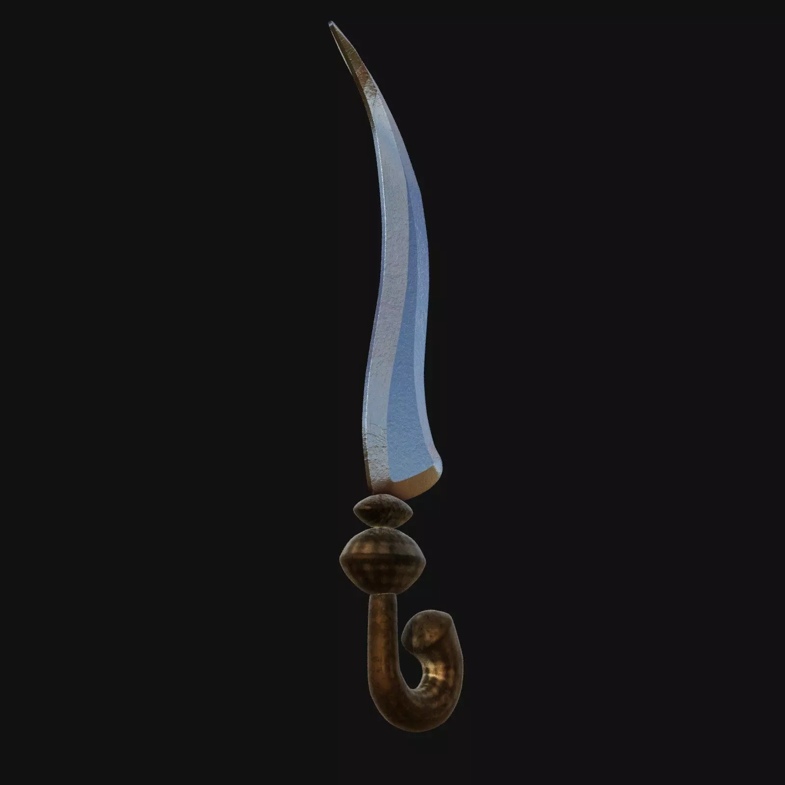 Thunderstrike Blade Electrifying 3D Model Dagger for Digital Sab 3D model_0