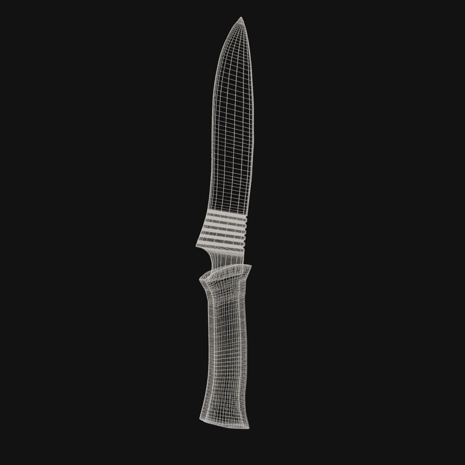 Nocturnal Nightmare Shadowy 3D Model Dagger for Digital Spies 3D model_4
