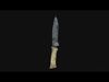 Nocturnal Nightmare Shadowy 3D Model Dagger for Digital Spies 3D model_1