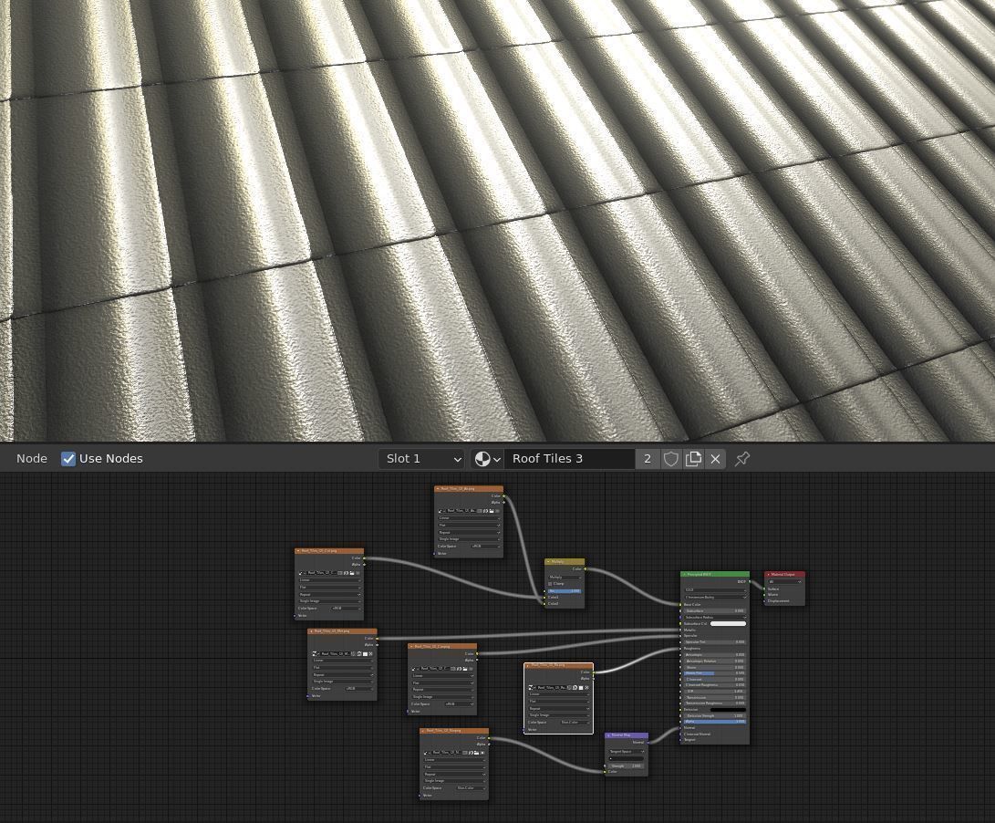 Roof Tiles Anthracite 3 Texture Set 49 Texture_1