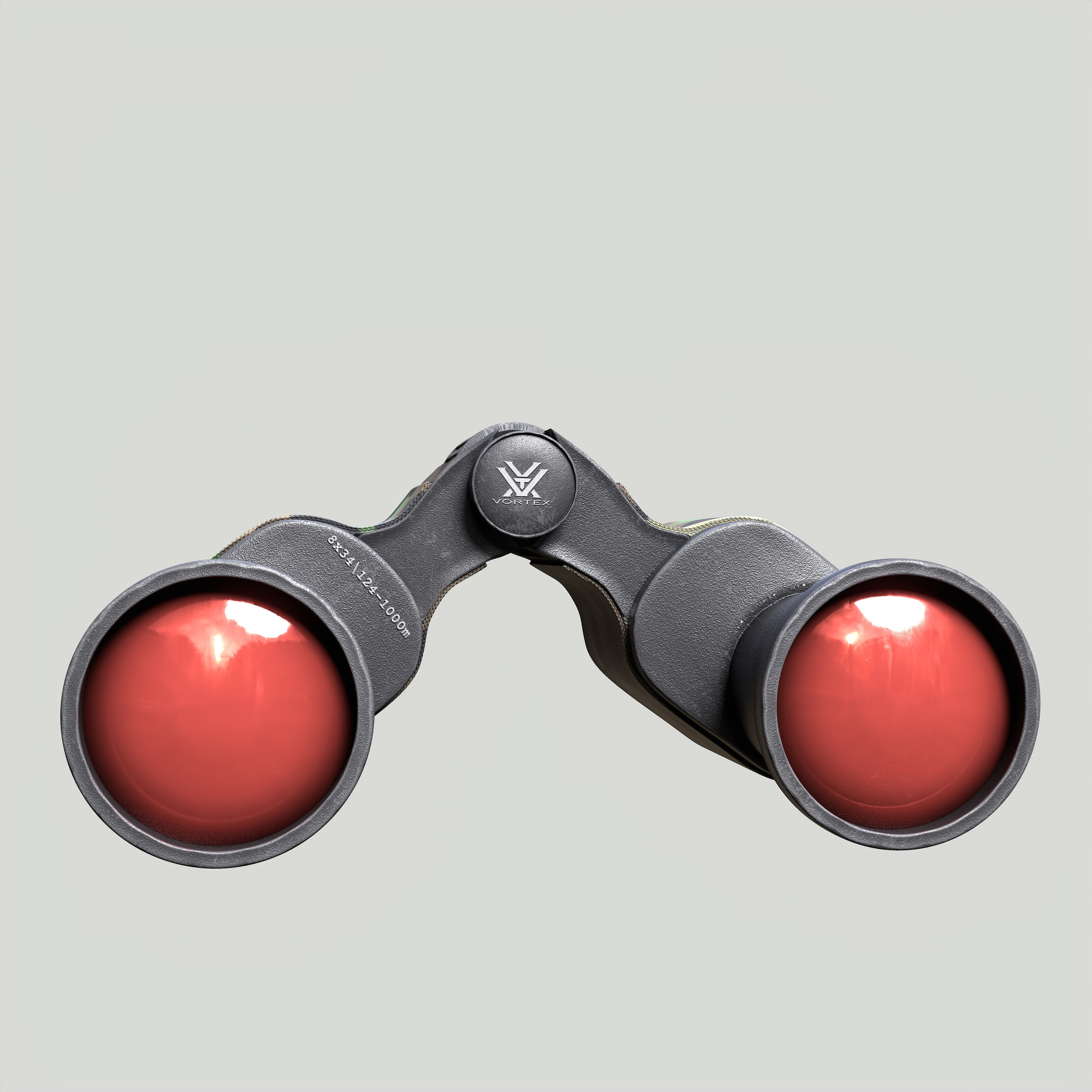 Binoculars Low-poly 3D model_7