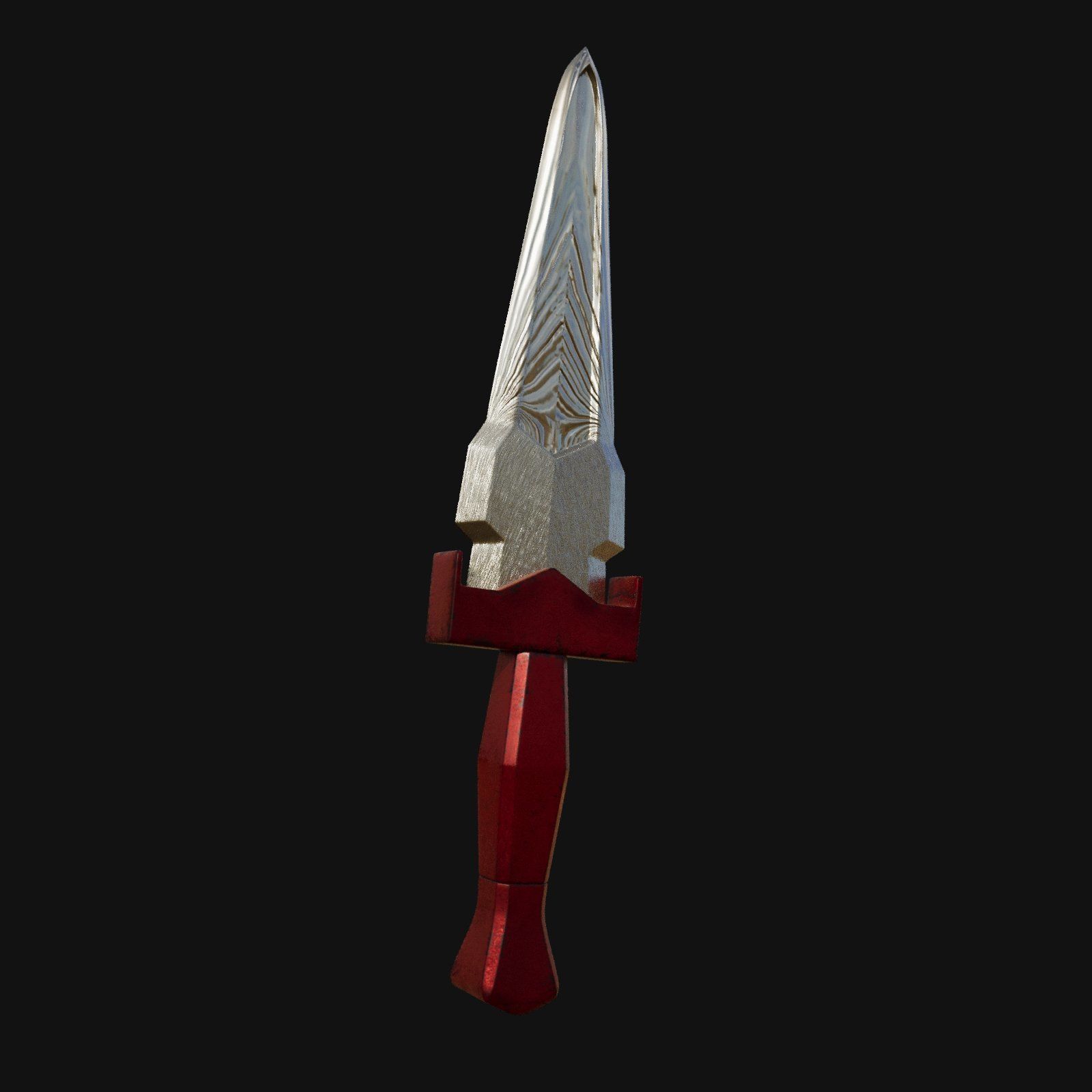 Infernal Inferno Fiery 3D Model Dagger for Digital Outlaws 3D model_8