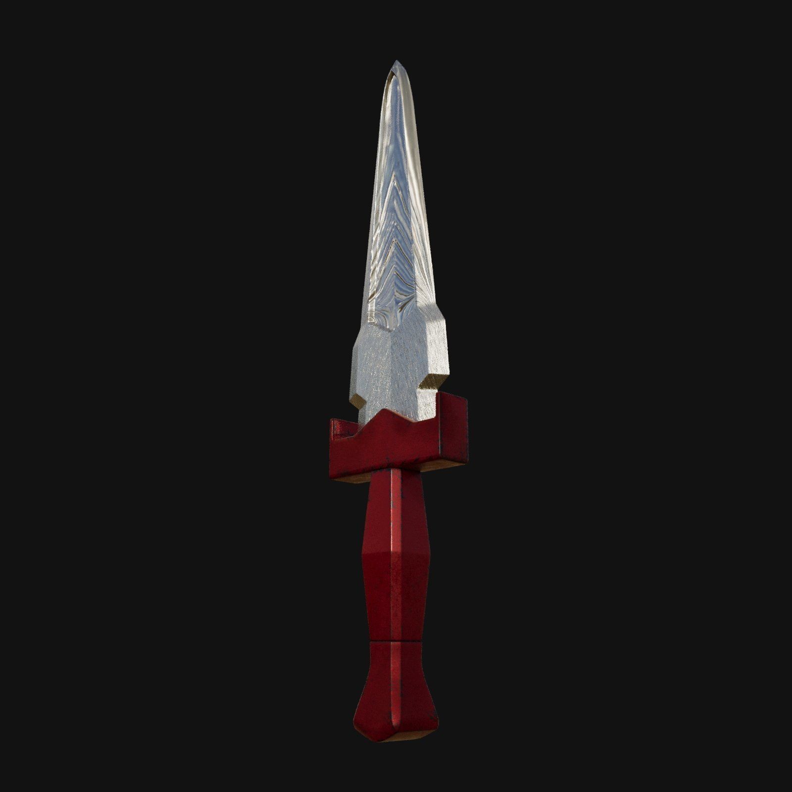 Infernal Inferno Fiery 3D Model Dagger for Digital Outlaws 3D model_7