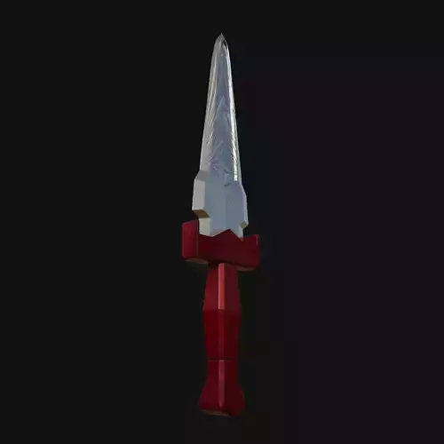 Infernal Inferno Fiery 3D Model Dagger for Digital Outlaws 3D model