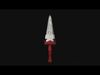 Infernal Inferno Fiery 3D Model Dagger for Digital Outlaws 3D model_1