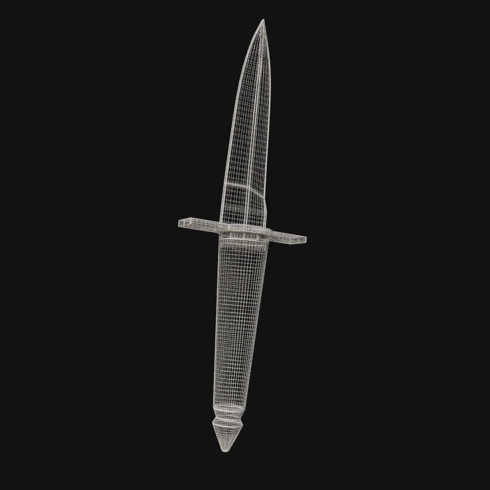 Frostbite Flurry Icy 3D Model Dagger for Digital Renegades 3D model_4