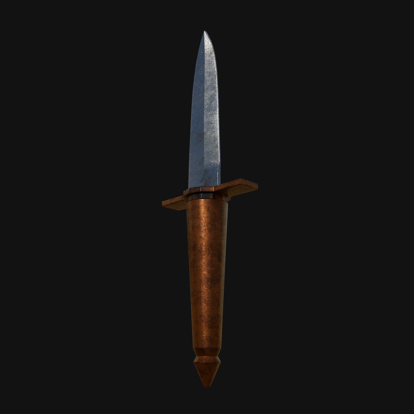 Frostbite Flurry Icy 3D Model Dagger for Digital Renegades 3D model_7