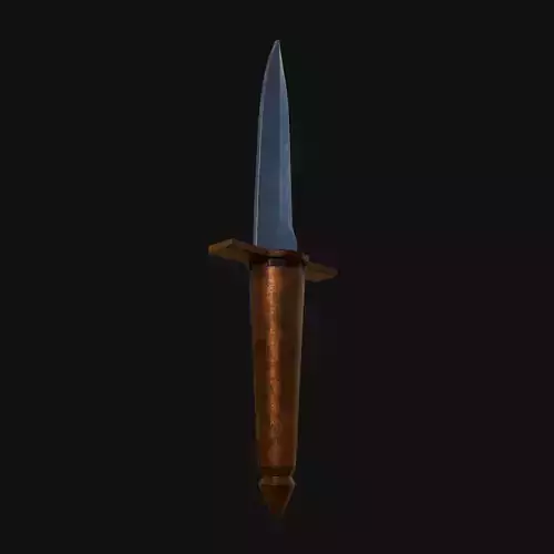 Frostbite Flurry Icy 3D Model Dagger for Digital Renegades