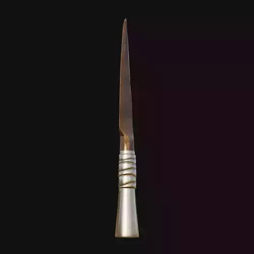 Shadowblade of Stealth Stealthy 3D Model Dagger for Digital Ninj